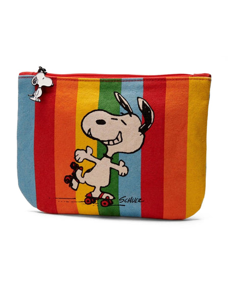 Peanuts - Let the Good Times Roll Pouch - Striped