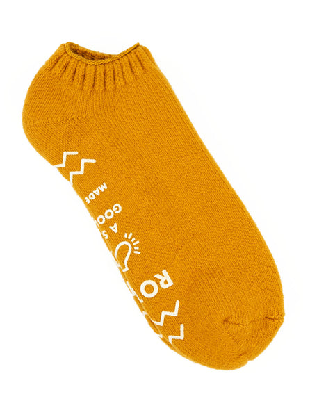 ROTOTO R1333 Pile Slipper Sock Yellow The Northern Fells Clothing Company Full