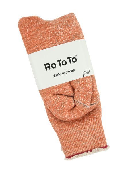 RoToTo - Double Faced Socks - Orange - Northern Fells
