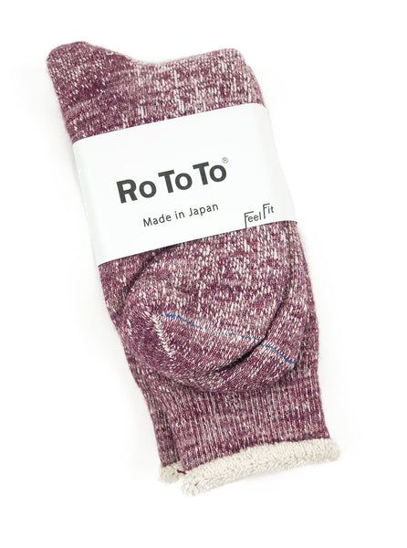 RoToTo - Double Faced Socks - Grape - Northern Fells