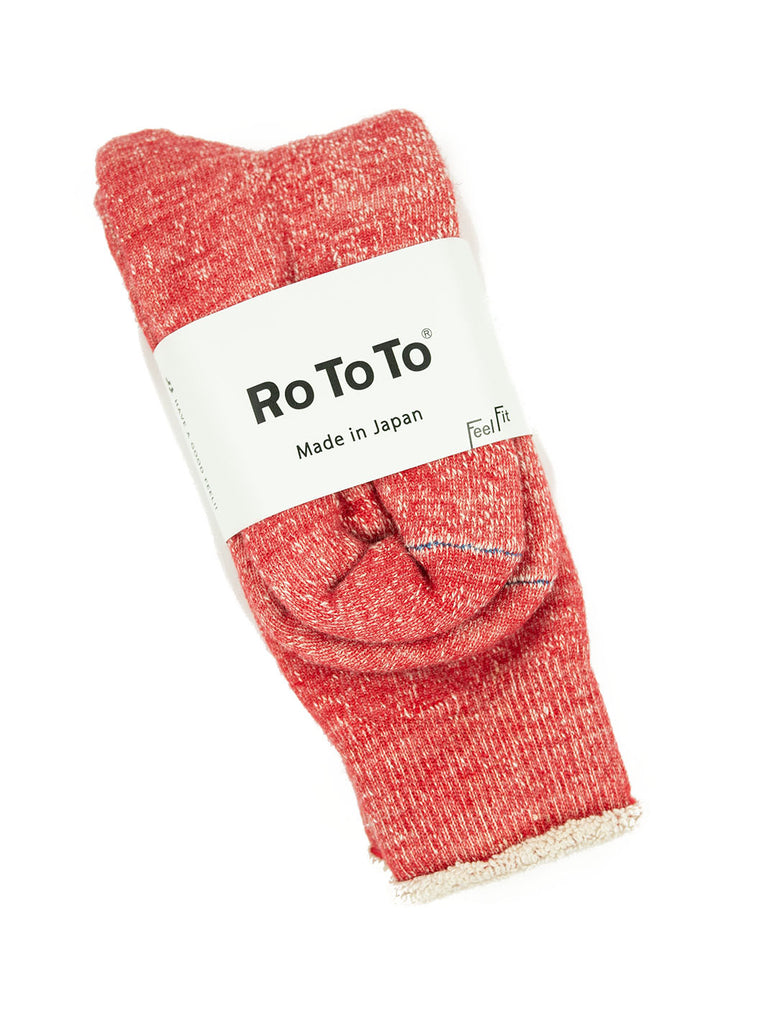 RoToTo - Double Faced Socks - Red - Northern Fells