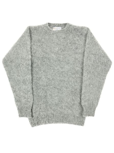 Shetland Woolens Shaggy Dog Grey The Northern Fells Clothing Company Full