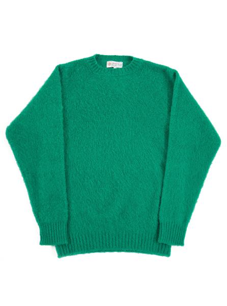 Shetland Woolens Shaggy Dog Mint The Northern Fells Clothing Company Full
