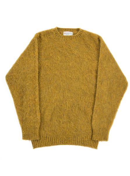 Shetland Woolens Shaggy Dog Mustard The Northern Fells Clothing Company Full