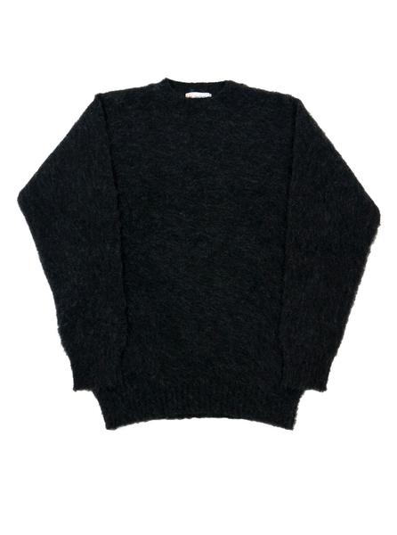 Shetland Woollen Co. - Shetland Crew Neck Knit - Charcoal Grey - Northern Fells