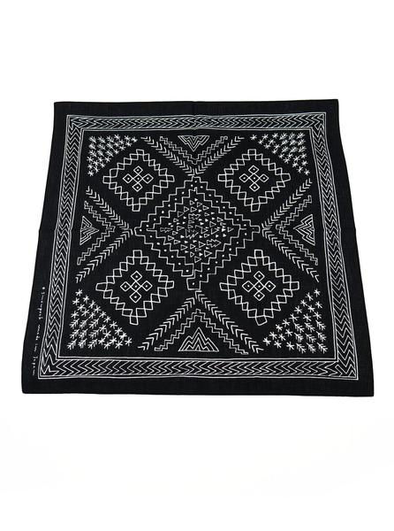 Snow Peak Black Bandana Made In Japan The Northern Fells Clothing Company Full