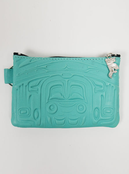 Spirit of the Wild - Deer Skin Purse - Teal - Northern Fells