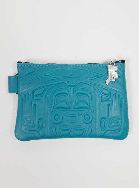 Spirit of the Wild - Leather Purse - Turquoise - Northern Fells