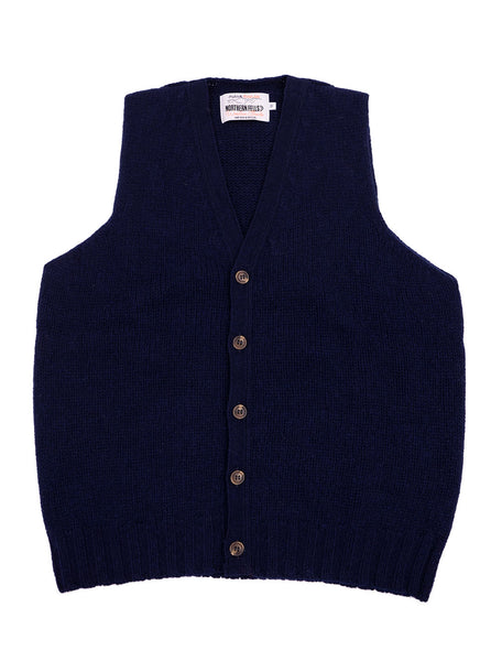Northern Fells - Wool Waistcoat - New Navy