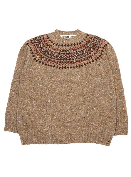 The Northern Fells Clothing Company Donegal Fairisle Womens Sweater Made in Scotland Boyne Full