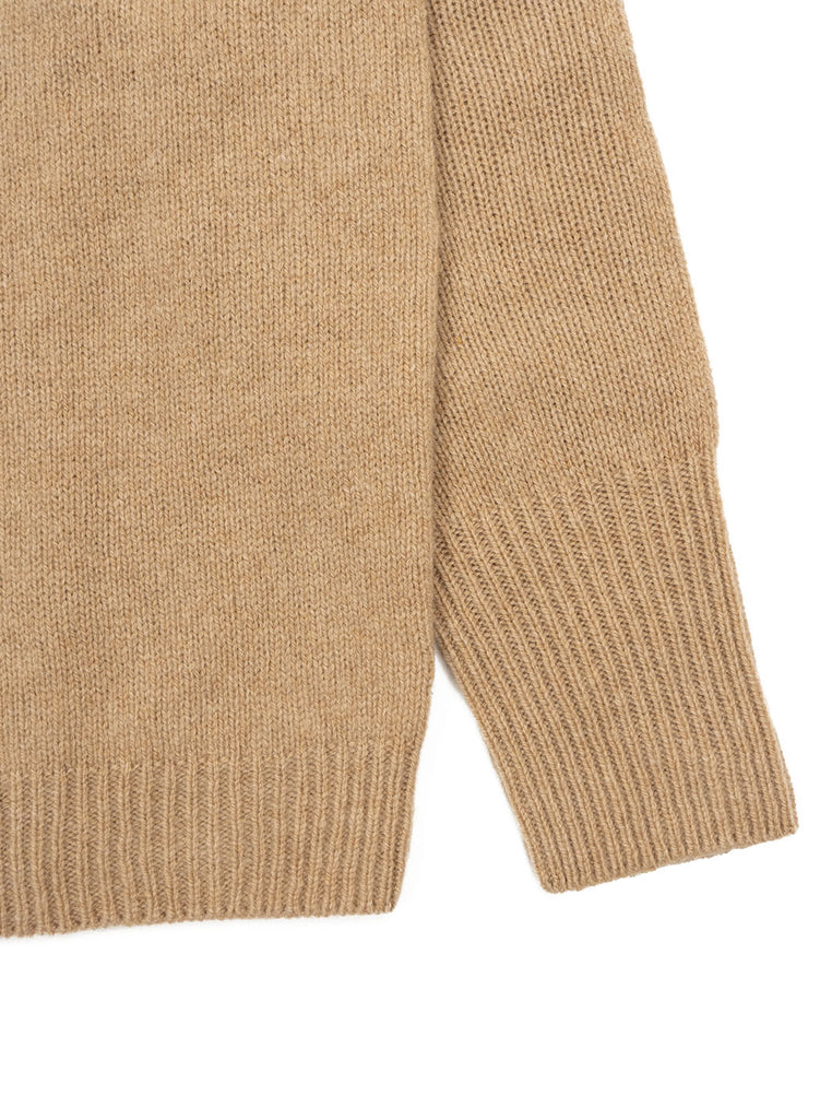 The Northern Fells Clothing Company Fairisle Womans Sweater Made in Scotland Sandstorm Sleeve