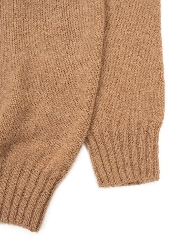 Northern Fells - Brushed Crewneck Sweater - Cashew