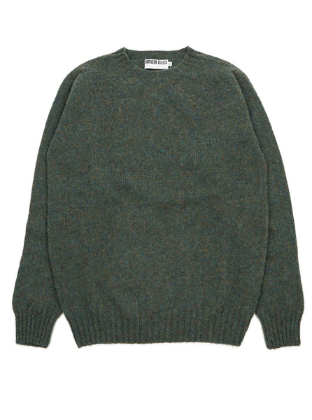 Northern Fells - Brushed Crewneck Sweater - Jade