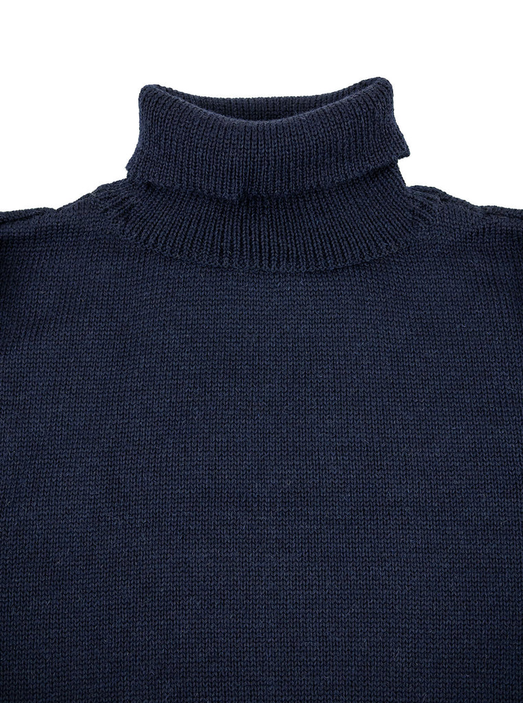 The Northern Fells Clothing Company Submariner Sweater Navy Neck