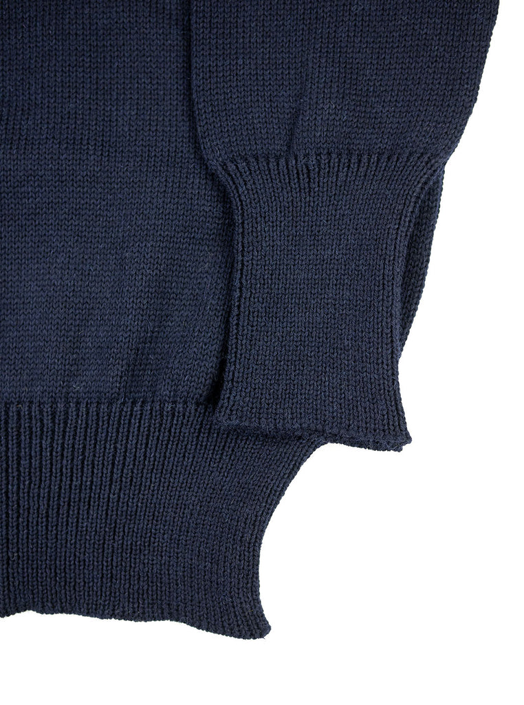 The Northern Fells Clothing Company Submariner Sweater Navy Sleeve