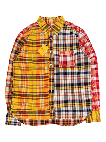 The Original Madras Trading Company Button Down Multi The Northern Fells Clothing Company Front