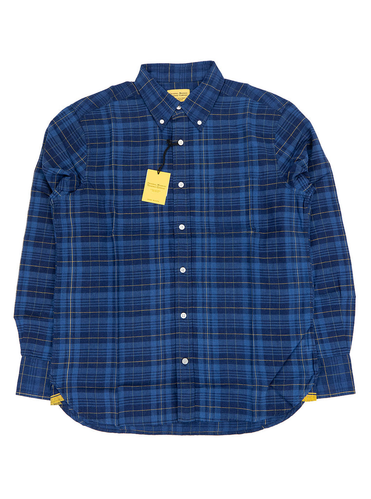 The Original Madras Trading Company Button Down Navy The Northern Fells Clothing Company Front