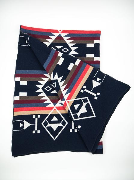 Tom & Hawk Blanket Navy The Northern Fells Clothing Company 3