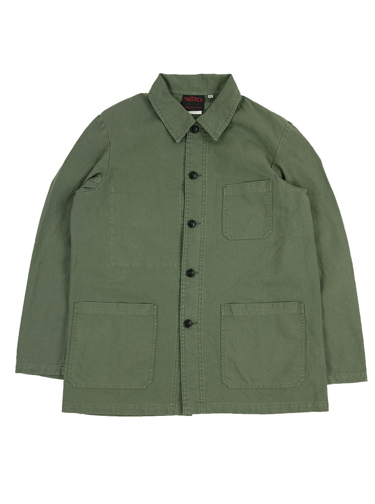 Vetra - No 4 Dungaree Wash Twill Cotton Work Jacket - Jade - Northern Fells