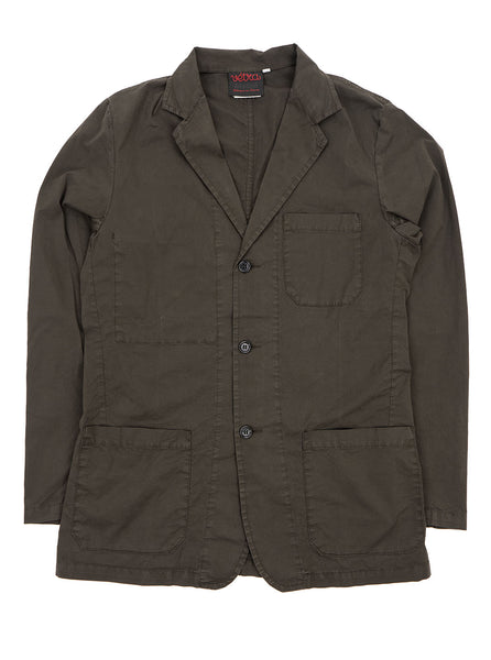 Vetra - Poplin Cotton Blazer - Khaki