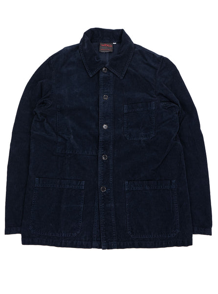 Vetra - No 5 Soft Corduroy Work Jacket - Navy