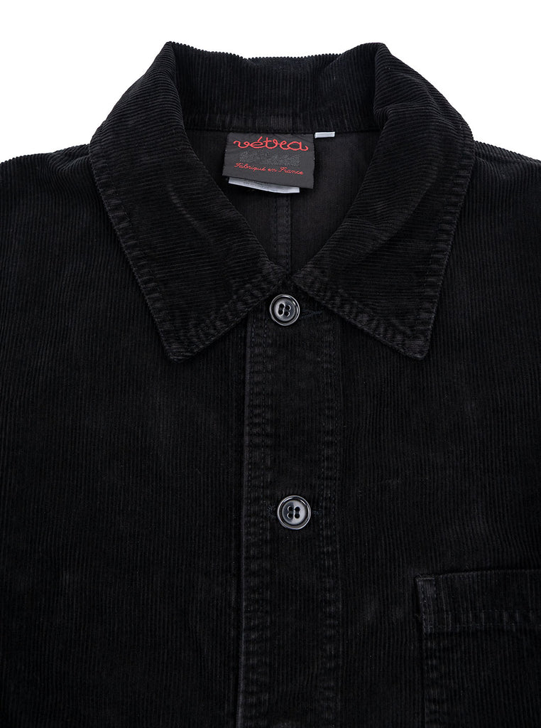 Vetra - No 5 Soft Corduroy Work Jacket - Black