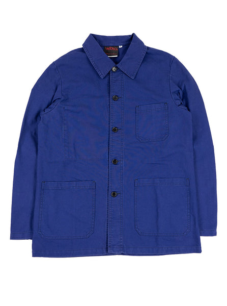 Vetra - No 4 Dungaree Wash Cotton Twill Work Jacket - Hydrone