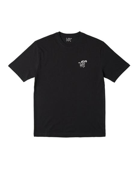 Wayward wwsg0023 Los Serpientes Short Sleeve T-Shirt Black The Northern Fells Clothing Company Front