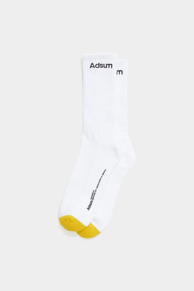 Adsum - Gold Toe Sock - White - Northern Fells