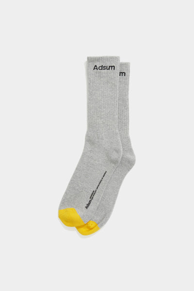 Adsum - Gold Toe Sock - Grey Marl - Northern Fells